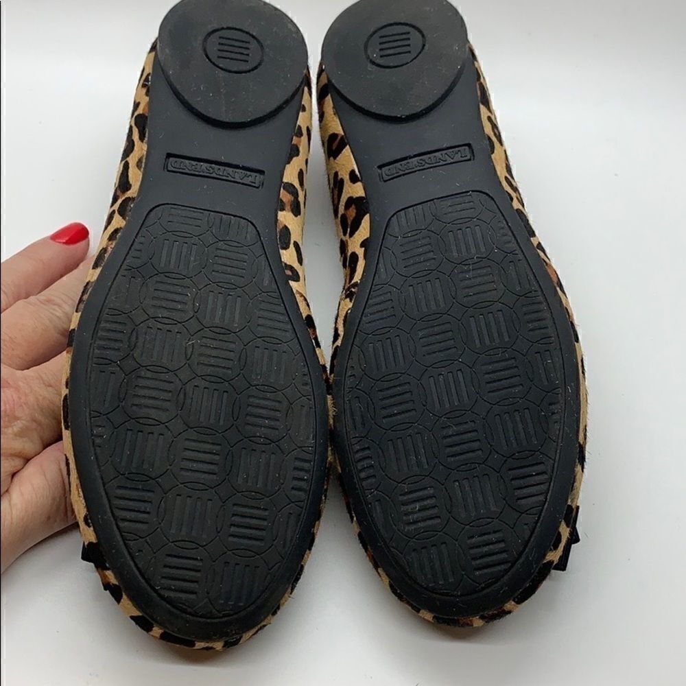 Lands’ End leopard Flats with bow - Picture 8 of 8